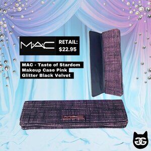 MAC "Taste of Stardom" Limited Edition Glitter Clutch / Makeup Case